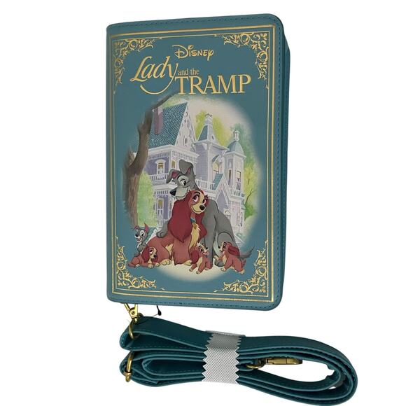 Loungefly Disney Lady and The Tramp Crossbody Kidcore Travel Cute Twee NWT - Picture 1 of 6